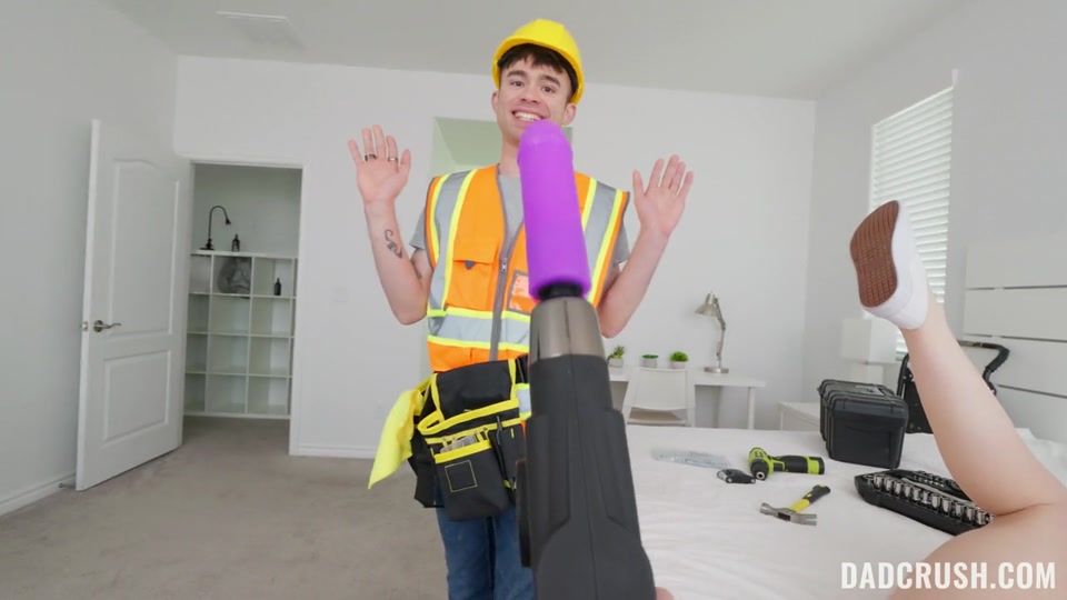 Juniper Ren's Ass Spanked by Stepdad at Work