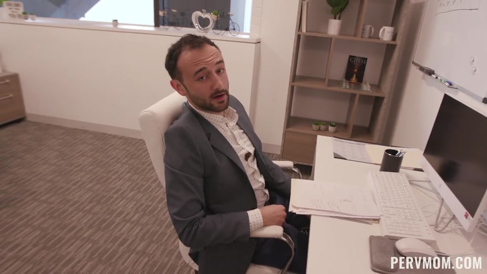 Stepmom Shay Sights Fucks Stepson in Office