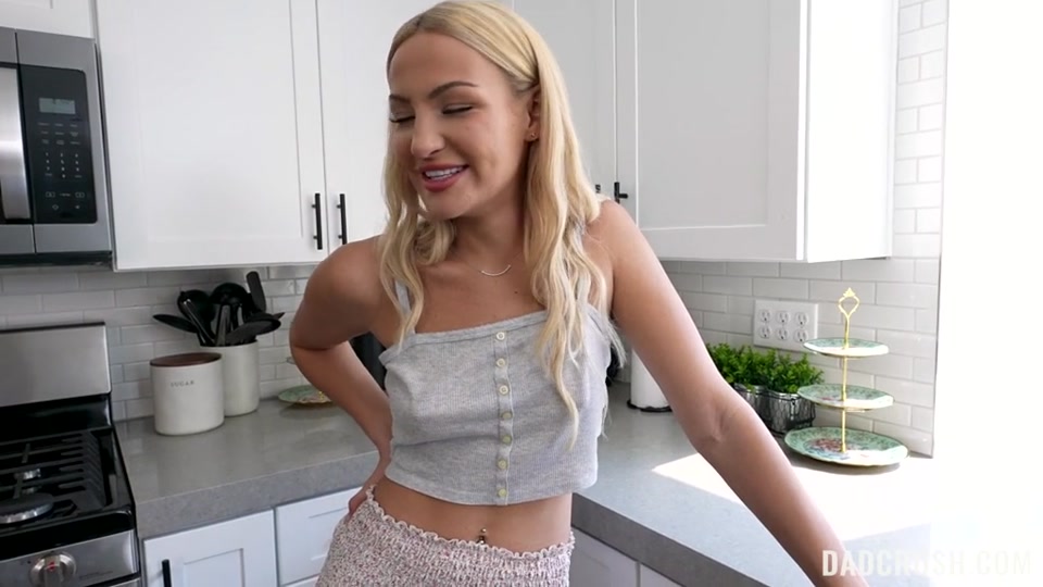 Mila Monet's Steamy Kitchen Dance with Stepdaddy