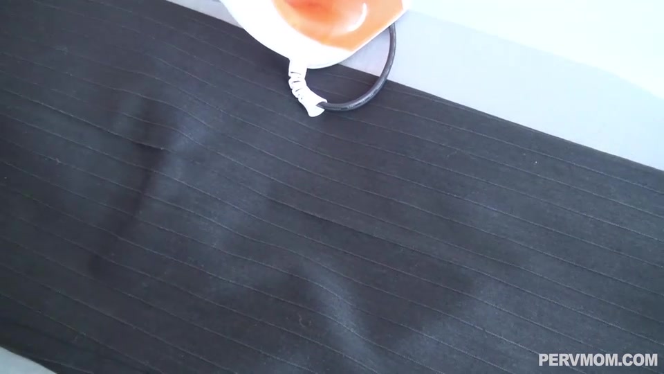 Olivia Blu's Stepson Boner Ironing Session