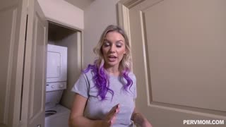 Big Ass STEPMOM Kenzie Taylor Spied By STEPSON As She Finds His Sex Toy By Washer