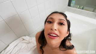 Penelope Woods' Big Tits and Ass in the Shower with Stepson