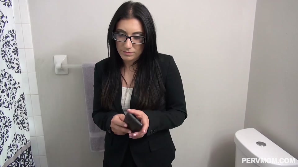 Alyssa Jade's Stepmom Boobs in Red Panties
