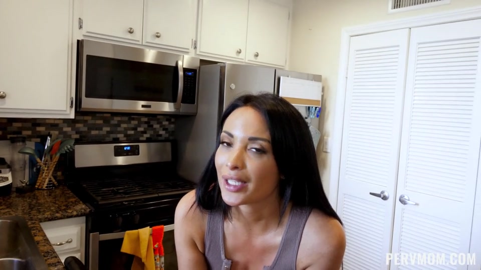 Anissa Kate's Stepmom Boobs in Sexy Pajamas