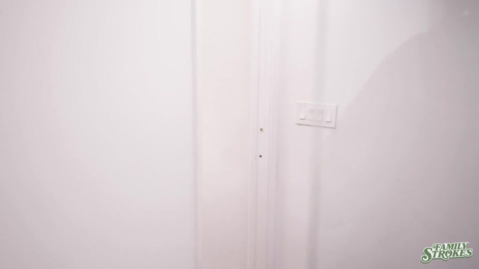 Brother's Homecoming: Melody Foxx's Seductive Shower Surprise